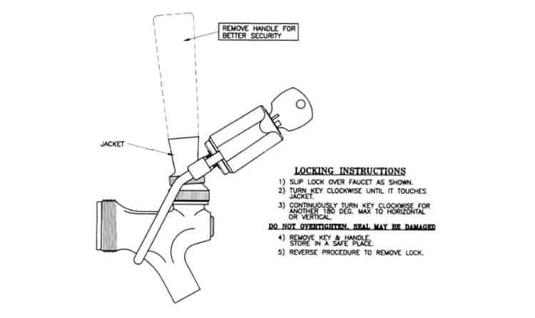 What Is a Faucet Lock for Brewing