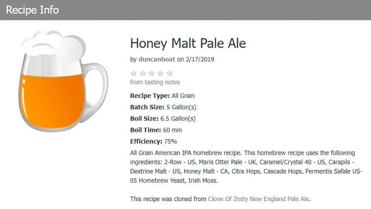 Honey Malt Pale Ale