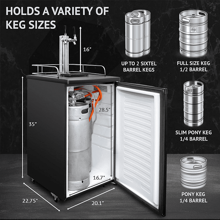 Ivation Dual Tap Kegerator