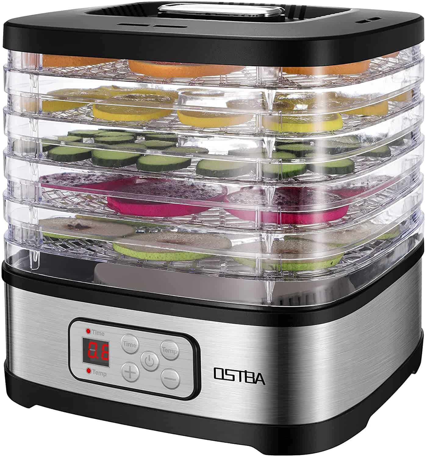 OSTBA Food Dehydrator Machine Adjustable Temperature