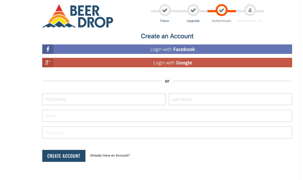 Beer Drop Account