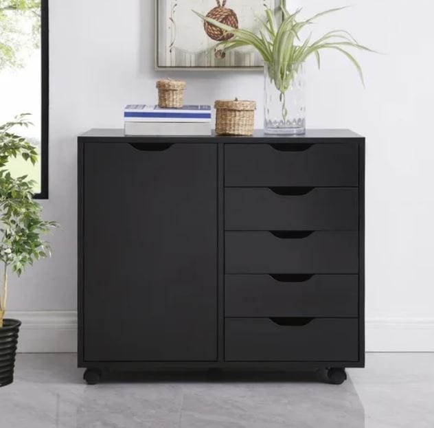 Garysburg Solid Wood 5-Drawer Accent Chest