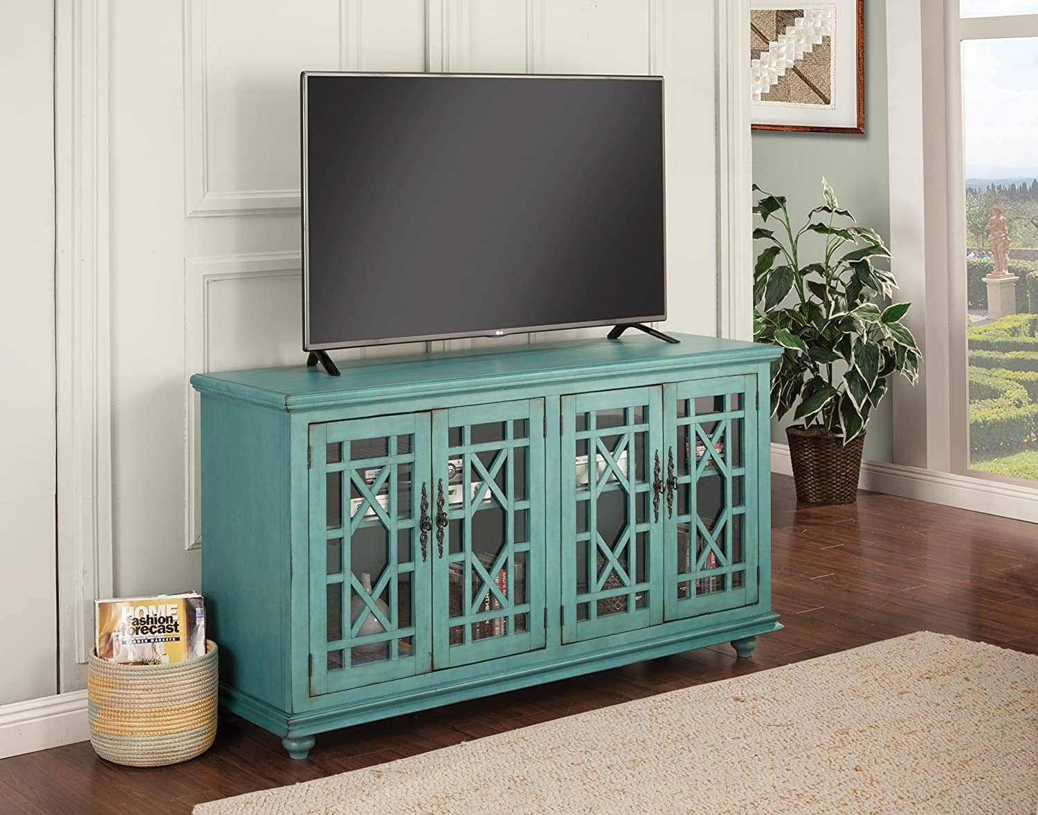 Martin Svensson Home Jules 63” TV Stand in Teal