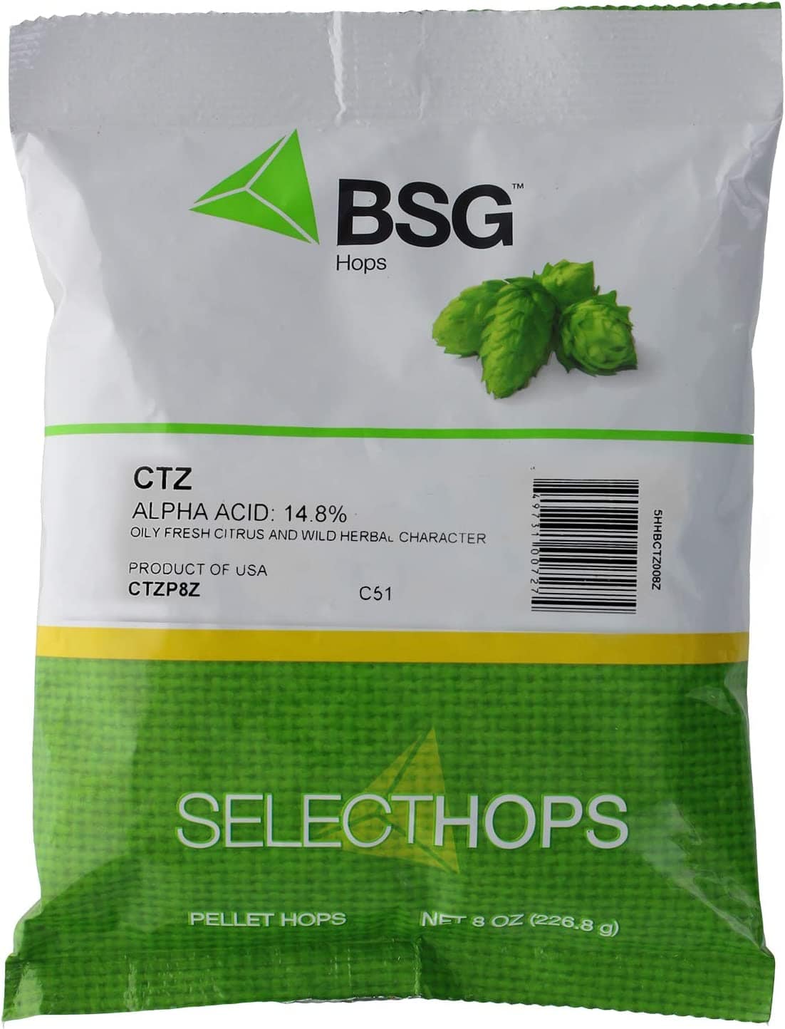 CTZ (US) Hop Pellets 8 oz