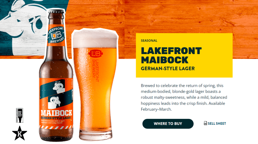 Lakefront Brewery Maibock