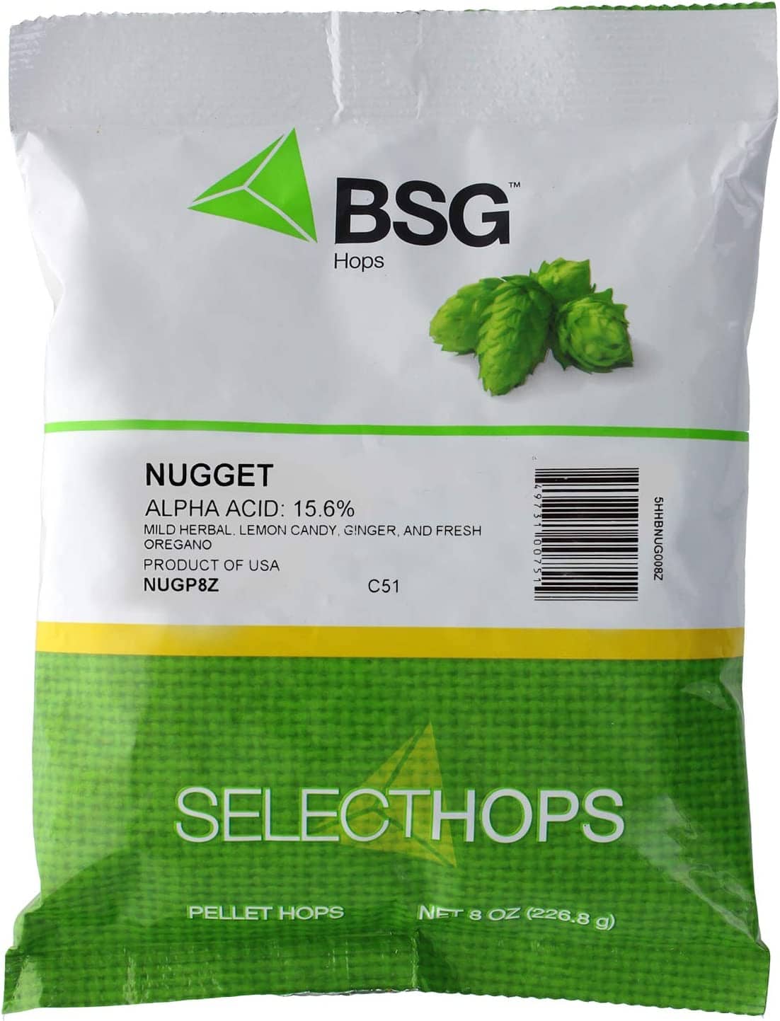 Nugget (US) Hop Pellets 8 oz