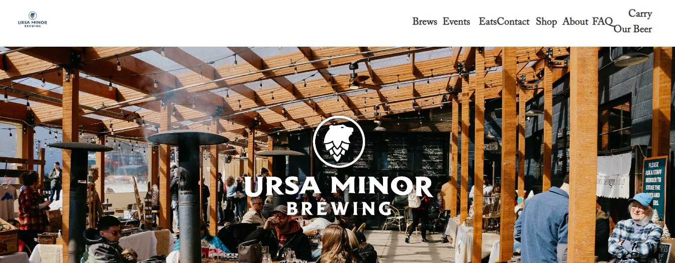 Ursa Minor Brewing - website