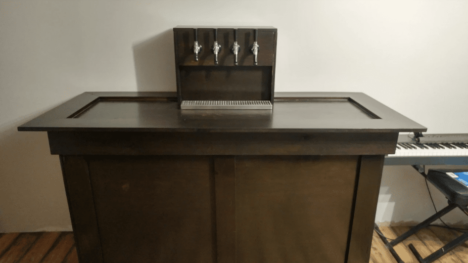 simple diy keezer cabinet