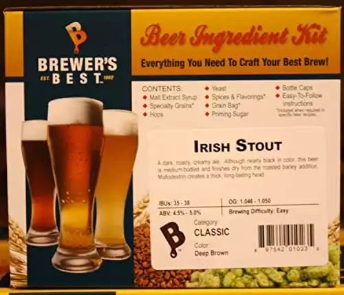 Irish Stout Homebrew Beer Ingredient Kit | Amazon