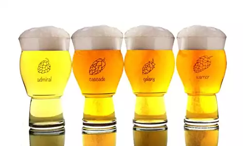 American Made Uniquely Labeled Beer Glass | Amazon