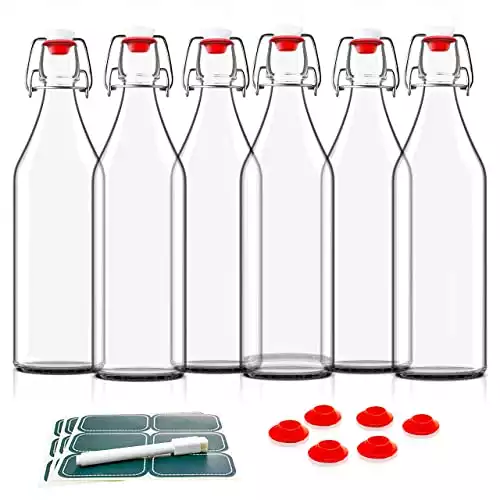 Otis Classic Swing Top Glass Bottles | Amazon